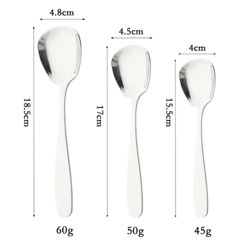 3 размера, набор суповых ложек, столовая ложка из нержавеющей стали 304, чайная ложка, семейные десертные ложки, столовые приборы, кухонные аксессуары