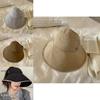 Trendy Large Brim Summer Hat For Women Uv Protection Black Sun Cap Visor