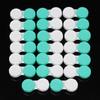 20 PCS New Eye Glass Mini Plastic Soaking Box Candy Color Contact Lens Case Travel Glasses Holder