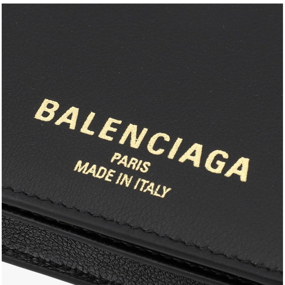 Balenciaga 810901 2abgh 1000 Cash Logo Coin Card Holder