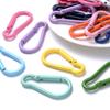 Safety Buckle Camping 45x24mm Making Jewelry Keychain Clip Carabiner Hook Key Ring D Carabiner