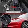 2pcs Front Hood Water Guide Groove For Tesla Model 3 Highland 2024 Water Grille Channel Hood Water Barrier Box Debris Filter