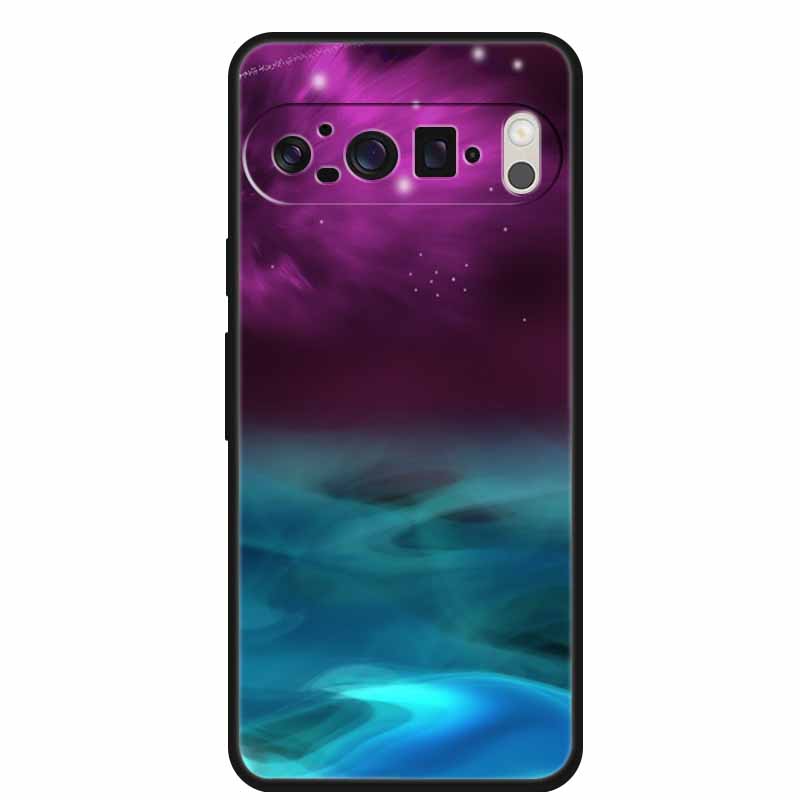 Для Google Pixel 10 Pro XL 5G Чехол Цвет Оригинальный Мягкий Силикон ТПУ Чехол для Телефона Лесной Пихтовый Пейзаж для G45RY Защитный Чехол Новый