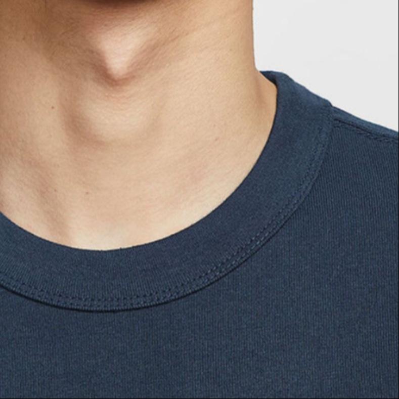 Nike T Shirts Men's Navy Blue Crew Neck Moderate HQ9241-451