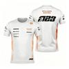 F1 Fan Series 3D Printed T-shirt Men's Casual Sports Round Neck Top Summer Outdoor Running Fitness Short Sleeved Clothing