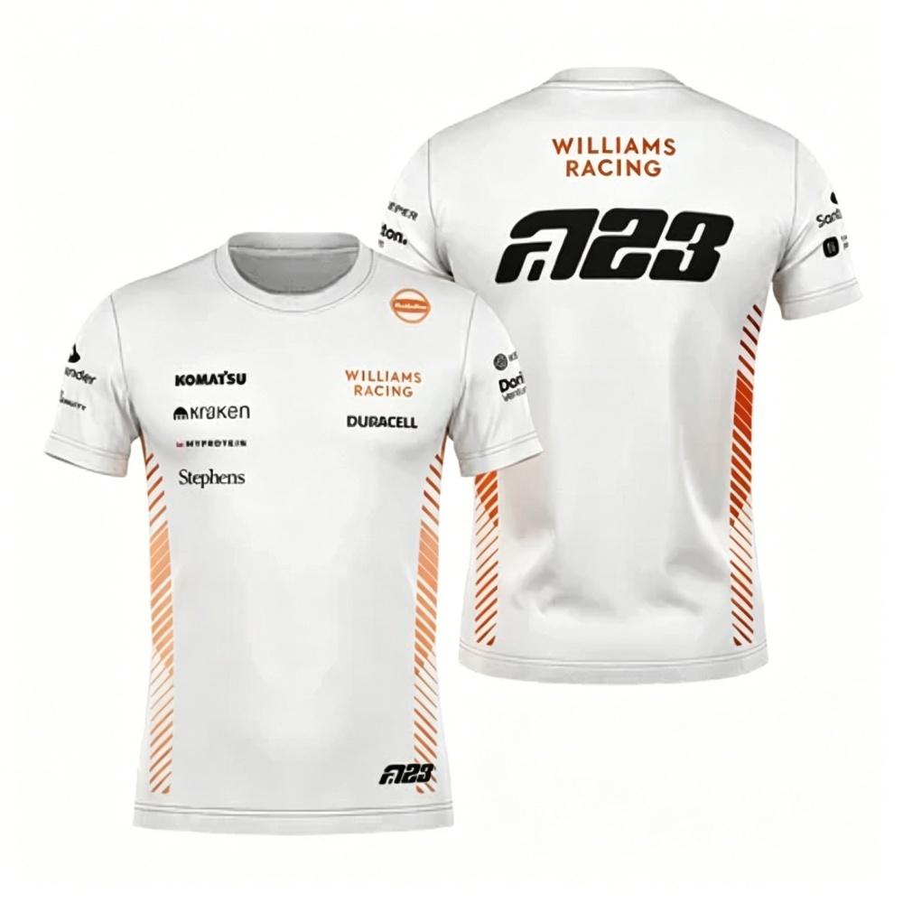 F1 Fan Series 3D Printed T-shirt Men's Casual Sports Round Neck Top Summer Outdoor Running Fitness Short Sleeved Clothing