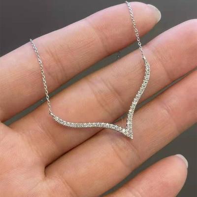 Бриллиантовое корейское ожерелье с милыми рогами для женщин, инди-аксессуары, подарок на день рождения для подружки невесты, распродажа, поставщики дропшиппинга