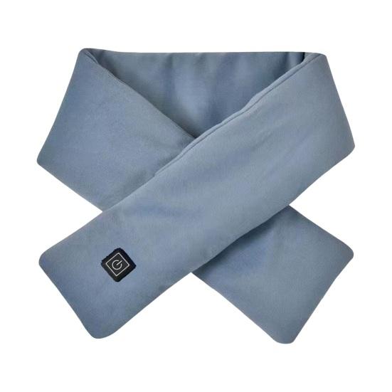 Термошарф с подогревом от USB, 3 уровня температуры, однотонный утолщенный шарф, осень-зима