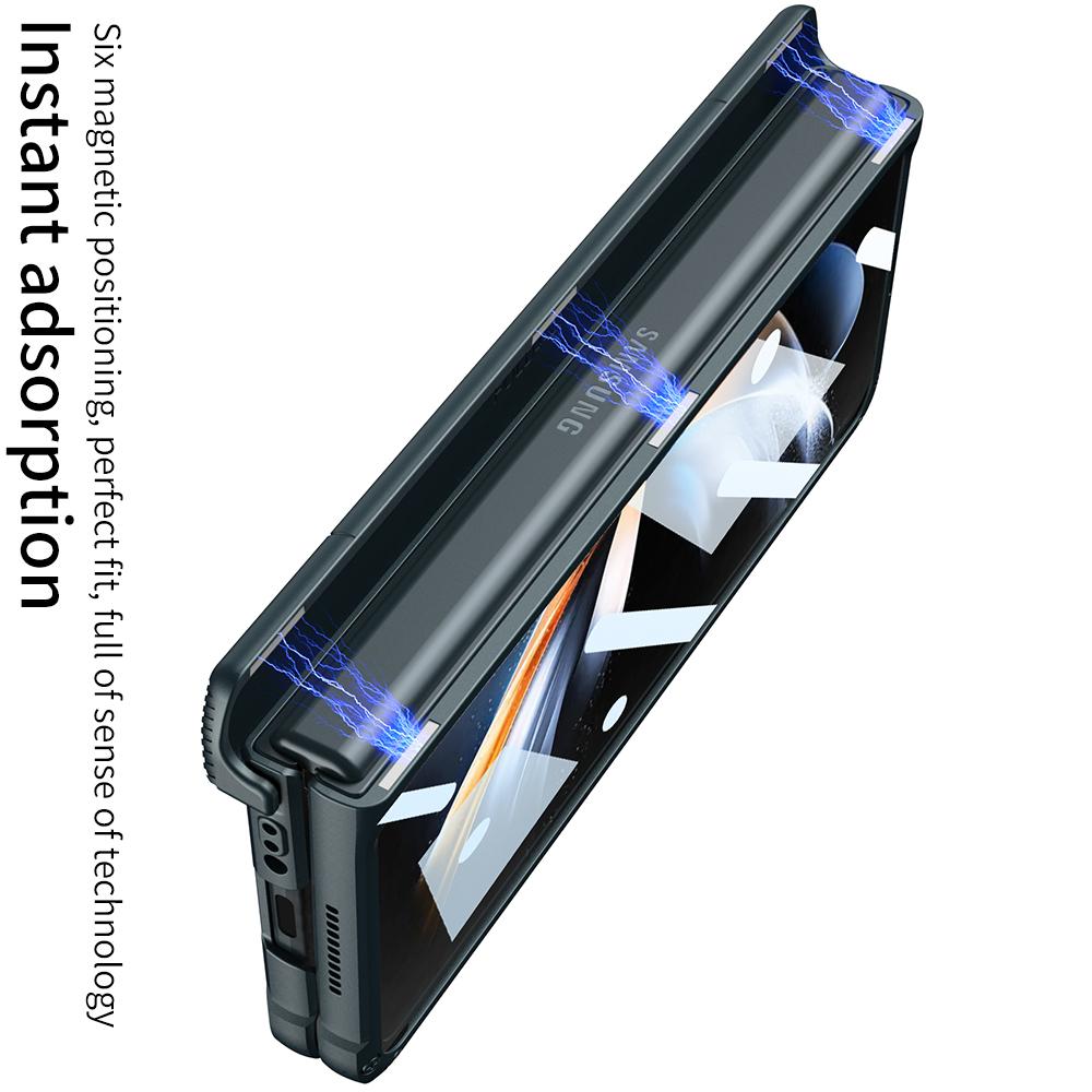 Anti-Drop Screen Glass Film Protector Case for Samsung Galaxy Z Fold 4 5G Fold4 Zfold4 Shockproof Full Body Cover Coque