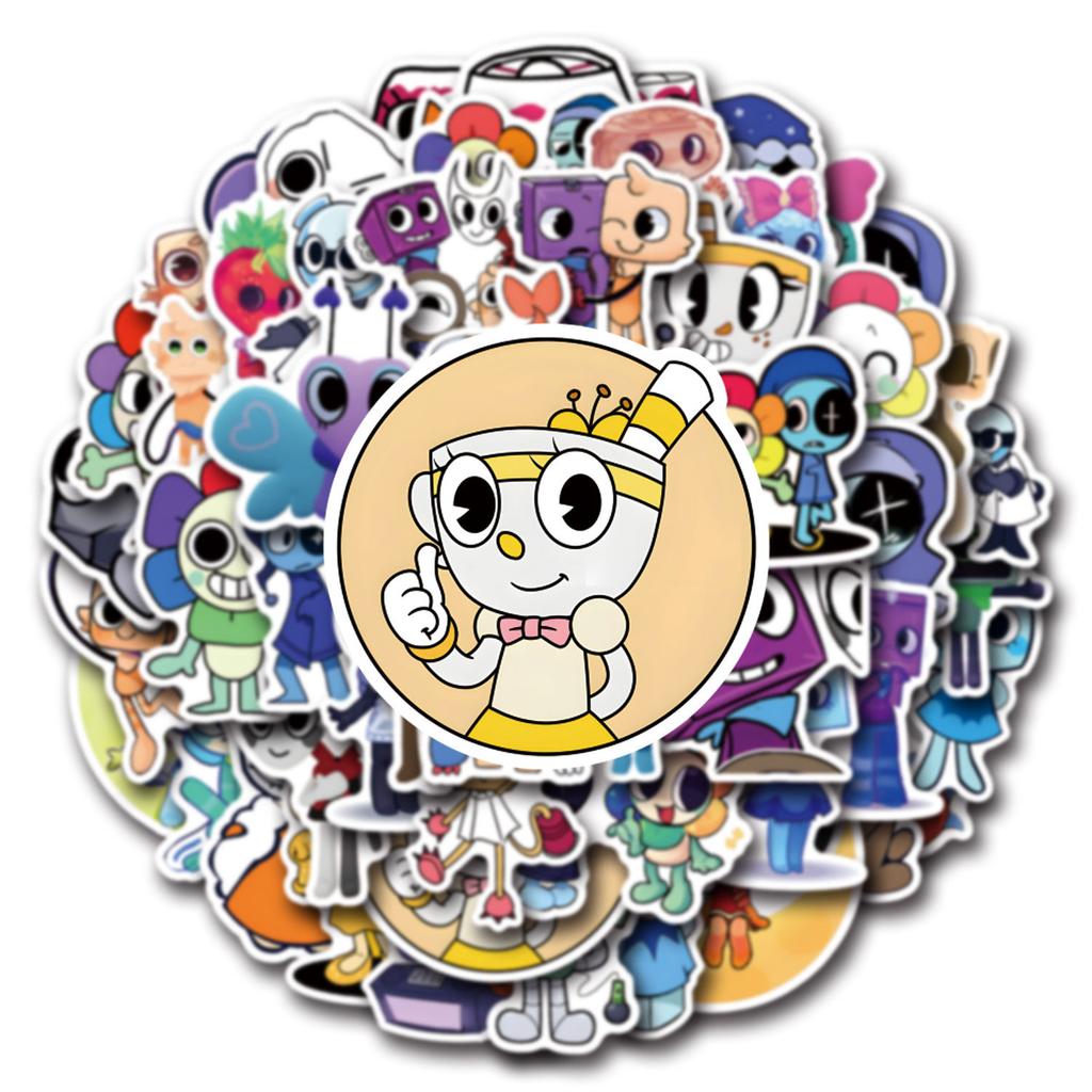 50 шт. Наклейки Dandys World Водонепроницаемые наклейки для скрапбукинга Телефона Багажа Скейтборда Граффити Игрушки