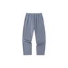 Running Series Solid Color Fleece Warm Straight Leg Knitted Sports Pants Men Bottoms Coal-Gray 952345301-1