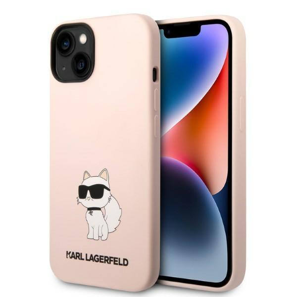 Karl Lagerfeld KLHCP14MSNCHBCP iPhone 14 Plus / 15 Plus 6.7" hardcase pink/pink Silicone Choupette