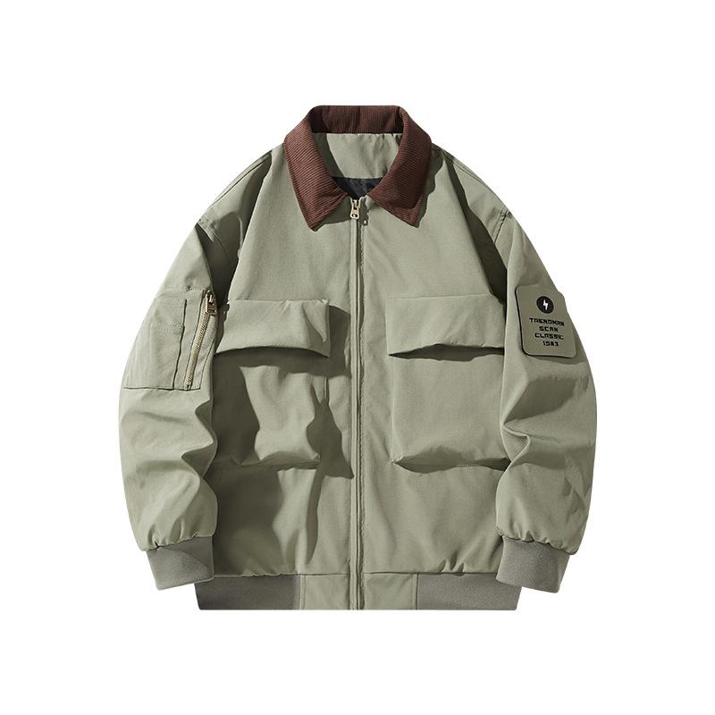 Американская ретро рабочая бейсбольная куртка свободного кроя, охотничий костюм, куртка пилота