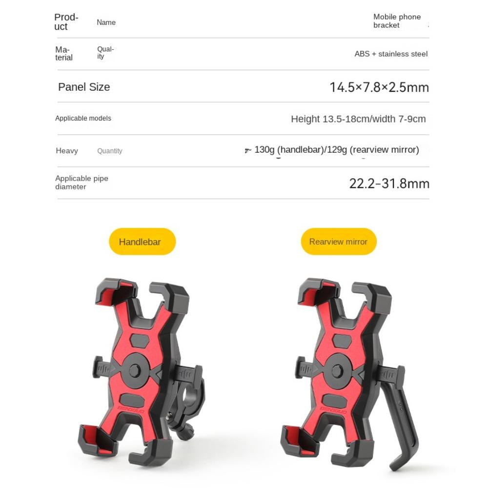 Нескользящий кронштейн для сотового телефона на велосипеде, ударопрочный, вращающийся на 360 градусов, держатель для телефона на велосипеде, мотоцикл