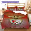 S.L. Benfica Bedding Quilt Set Quilt Cover Pillowcase Home Decoration Birthday Gift (1 * duvet cover + 2 * pillowcase, without core)