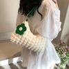 Blossom Handheld Bucket Bag For Women With Color Block Design Street Style