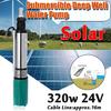 24V 5000/h DC 25m Professional Submersible Solar Water Pump Deep Well Irrigation Garden Home Agricultural High Power 320w