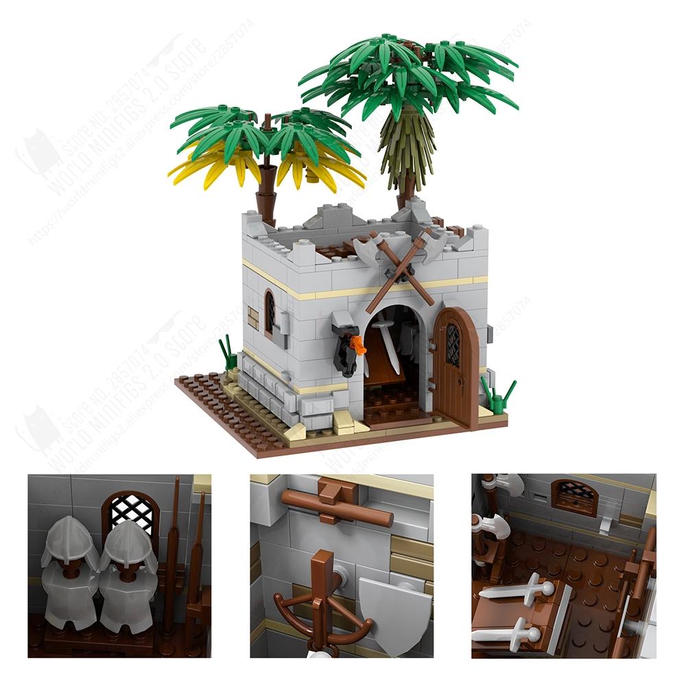 MOOXI Военные Симуляции Войны Вторая Мировая Война Поле Боя Оружие Модель Транспортного Средства Набор MOC Кирпичи DIY Строительные Блоки Игрушки Детский Взрослый Подарок