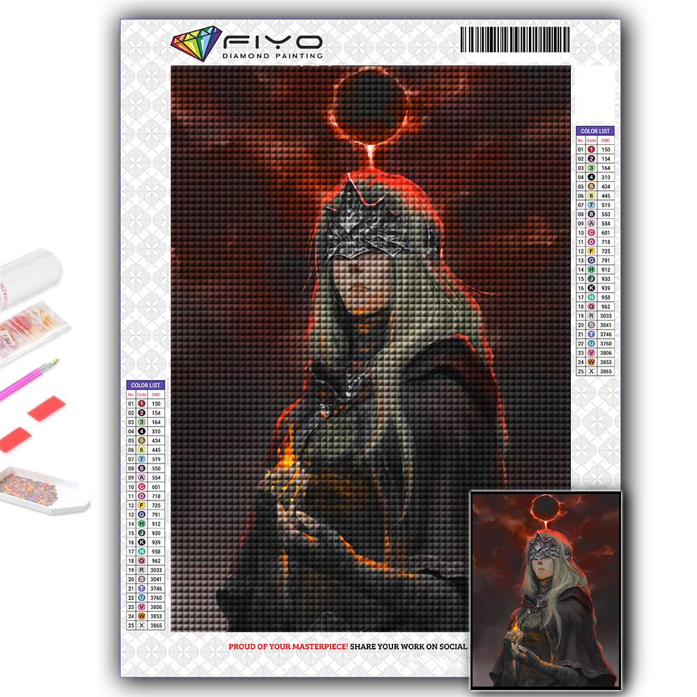 Full 5D Diy Diamond Painting Game Dark Souls 5D Diamond Painting