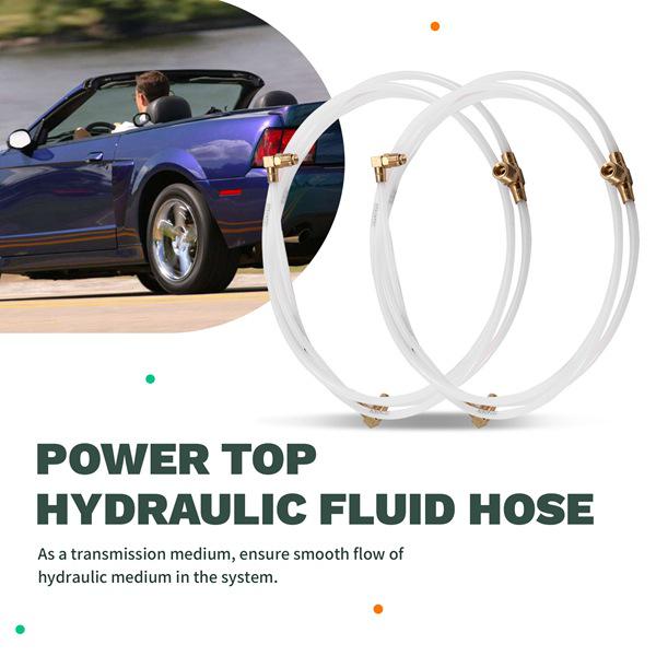 The FM-EM1005B fits the top hydraulic hose line of 1994-2004 Ford Mustangs.