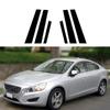 6 шт. для Volvo S60 2011-2018 глянцевый черный автомобильный дверной, оконный столбик, крышка, комплекты накладок, сменные комплекты