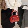 Сумка подмышкой Универсальная повседневная сумка через плечо для женщин и девочек Высококачественная красная маленькая сумочка и сумочка