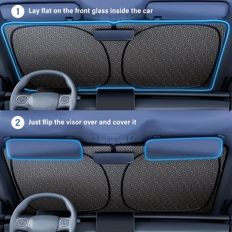 Sun Visor Front Windshield Refraction Sun Visor, Heat Insulation Sun Visor, Window Visor Front Window Visor, Automobile Interior Accessories.