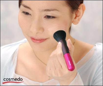 Кисть для макияжа Cosmedo Kumano Brush Кисть для макияжа для пудры Тональная основа для лица Тип кисти для пудры в макияже Takumi's (Короткая кисть) Sokoho+Hakusenho [Сделано