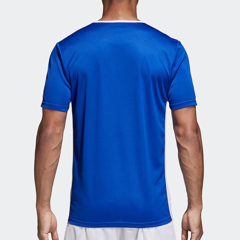adidas Футболки Мужские Синие С Круглым Вырезом Средней Посадки Прямой Крой CF1037