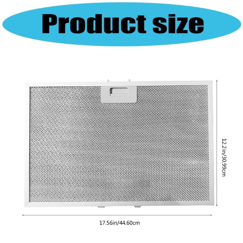 Коррозионностойкий кухонный вытяжной фильтр для жира Высокоэффективное отделение масла Легко чистящийся Алюминиевая сетка