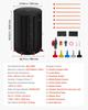 Collapsible Rain Barrel, 380 L Portable Rain Water Collection Barrel, 1000D PVC Rainwater Collection System, Garden Water Catcher Tank Storage