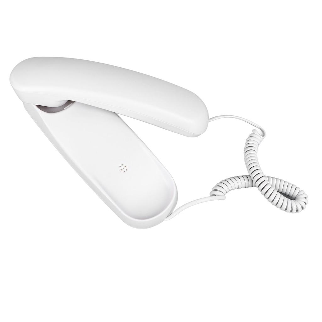 Wall Mountable Telephone Multifunctional Clear Sound Corded Landline Phone for Home Hotel Office