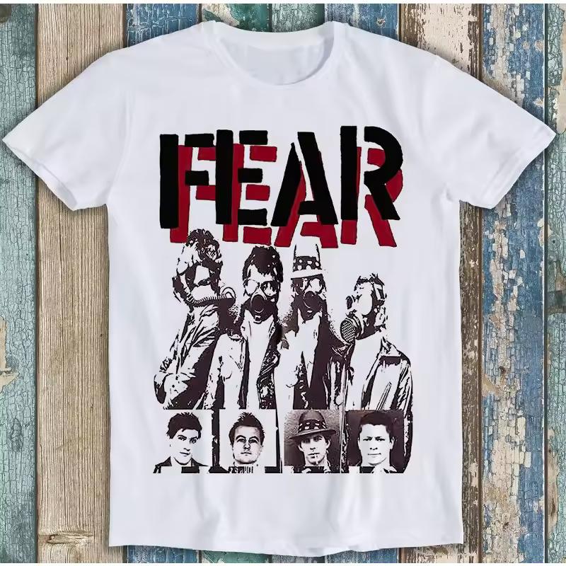Fear New Band Music Punk Rock Poster Style Design Music Design Best Seller Funny Meme Top Gift Tee T shirt