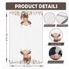 Floral Highland Cow Kitchen Towels, Cow Lovers Gifts for Women Dish Tea Towels for Kitchen Decor, Farmhouse Flower Highland Cattle Decorative Hand