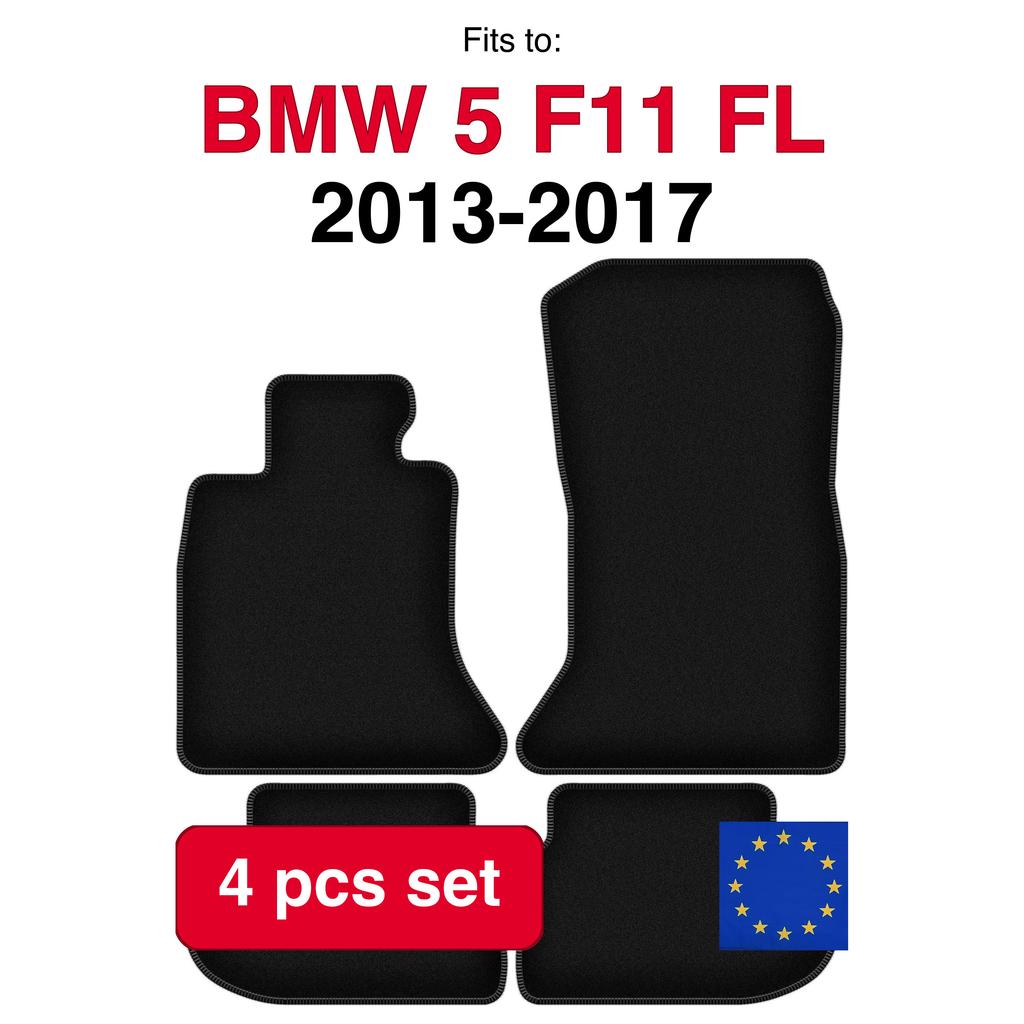 Velour Floor Mats Basic, For Bmw 5 Series F11 Fl Touring (2013-2017)
