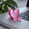 Фигурка-Украшение Сердце с Артикулированными Ногами 3D Печатная Форма Статуэтка