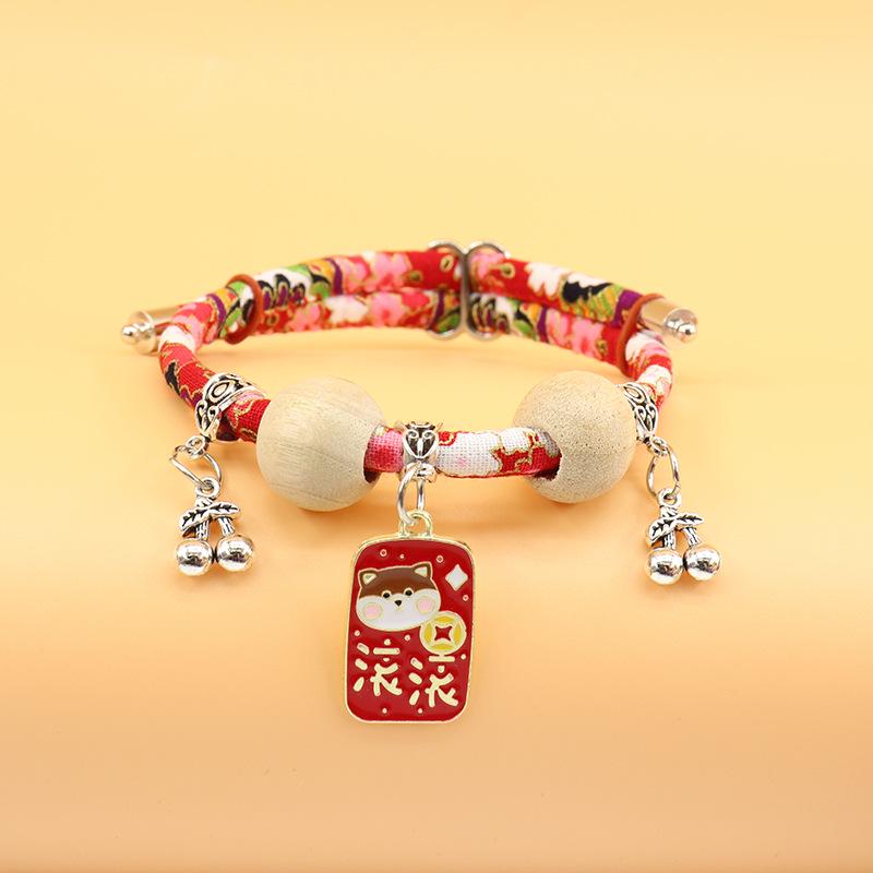 Flea and Tick Prevention Cat Collar with Wealth and Peace Tag