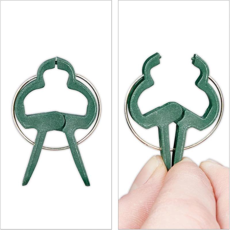 20pcs Plant Fixed Clips Reusable Garden Greenhouse Bracket Garden Plants Vine Climbing Clamp Flower Tomato Support Fastener