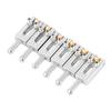 6PCS Guitar Saddles with Roller Bridge Guitar Repair Parts