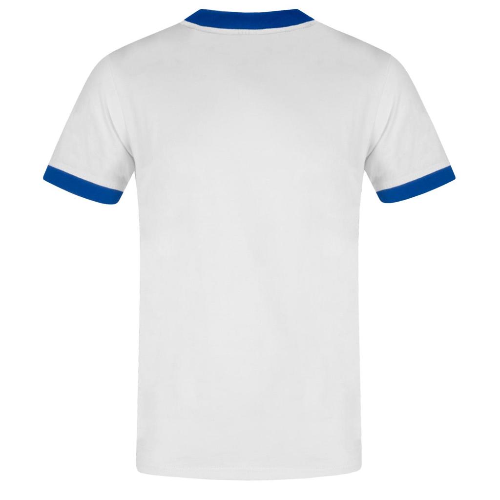 Leeds United FC Mens Retro Polyester V Neck T-Shirt