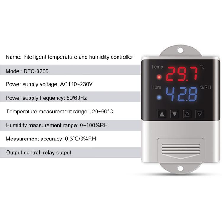 Профессиональный термометр-гигрометр 20~60°C/0~100%RH Температура и влажность