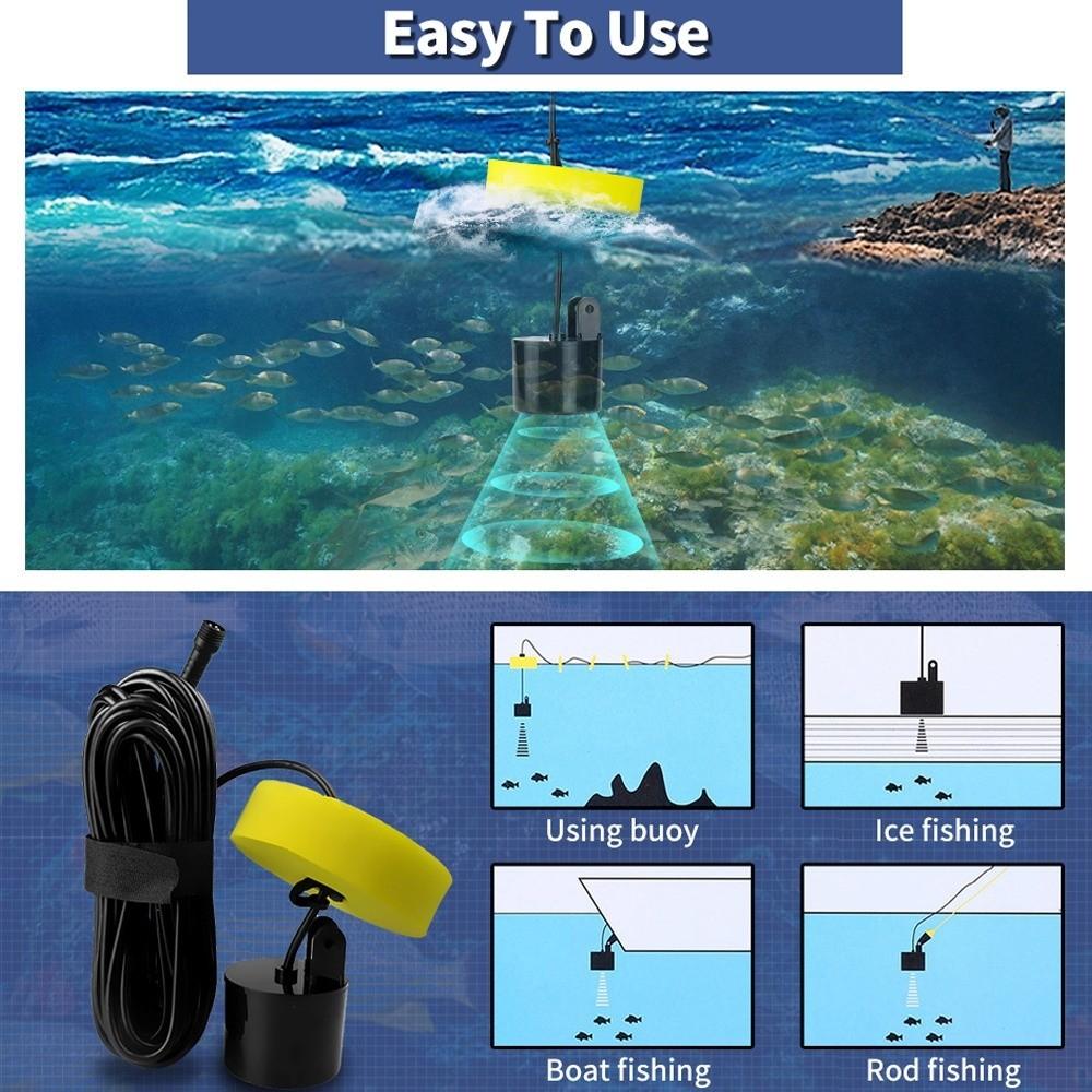 LCD Display Portable Sonar Finders 45 Degrees Sonar Fish Finder XF03 Fish Finders Fishing Lure