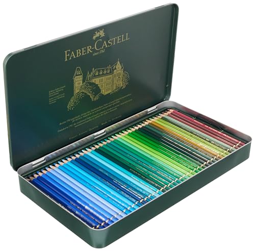 Faber-Castell Набор цветных карандашей Polychromos, 120 цветов, жестяная коробка, 110011 [Официальный японский продукт]