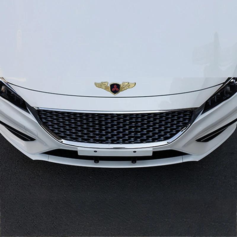 Car Front Hood Emblem Metal Badge Sticker Styling for Mitsubishi L200 Pajero RALLIART ASX Lancer Outlander Mirage Eclipse YG2