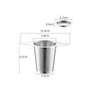 High Quality Tea Infuser Stainless Steel Coffee Tea Strainer Grid Binaural Net Leak Tea Mesh Tea Filter Tea Accessory