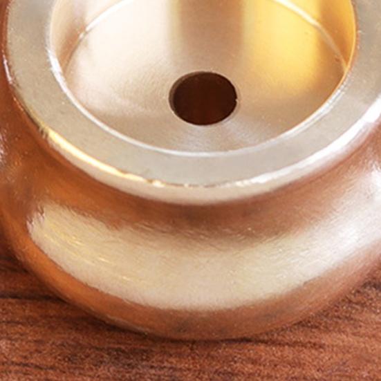 Винтажная латунная мини-курильница, устойчивая к деформации, мини-компактная ароматерапия, украшение для дома, держатель для благовоний