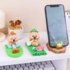 Desk Decor Capybara Mobile Phone Stand Figure Model Capybara Cell Phone Bracket  Desktop Ornaments
