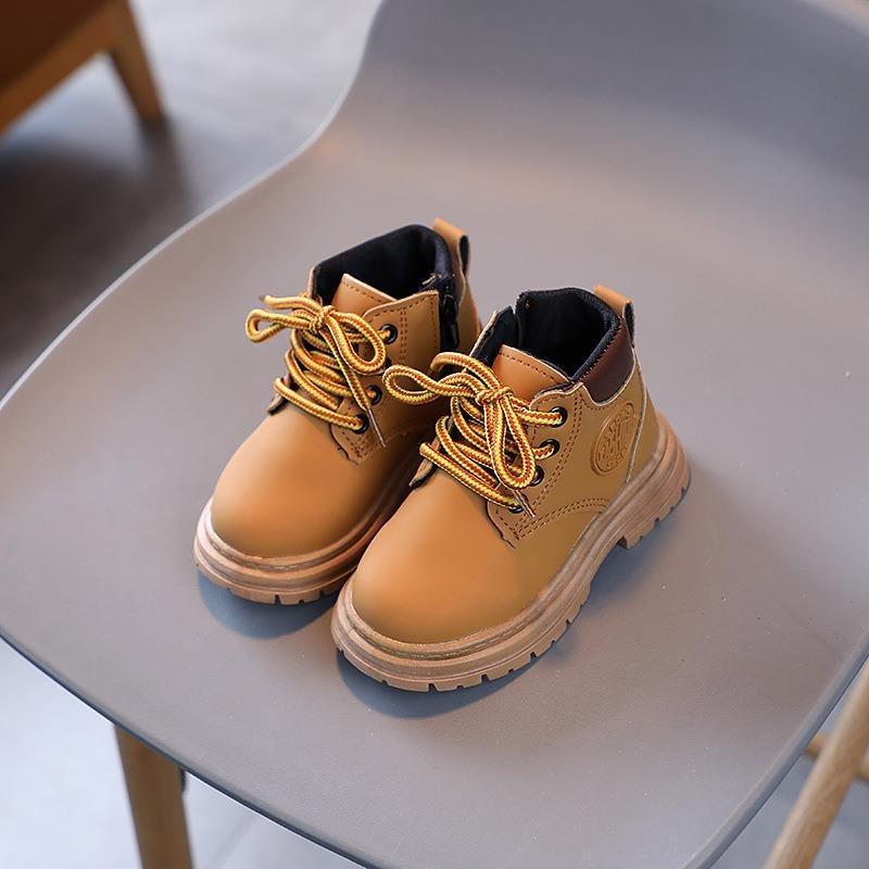 Классические детские сапоги из ревеня, осенние новые одинарные сапоги, короткие сапоги для мальчиков