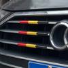 Для Audi A6 C8 4K 2019-2022 Автомобильные Декоративные Накладки на Переднюю Решетку Радиатора Гоночные Решетки Декоративные Трехцветные Аксессуары для Внешнего Тюнинга Автомобиля DIY