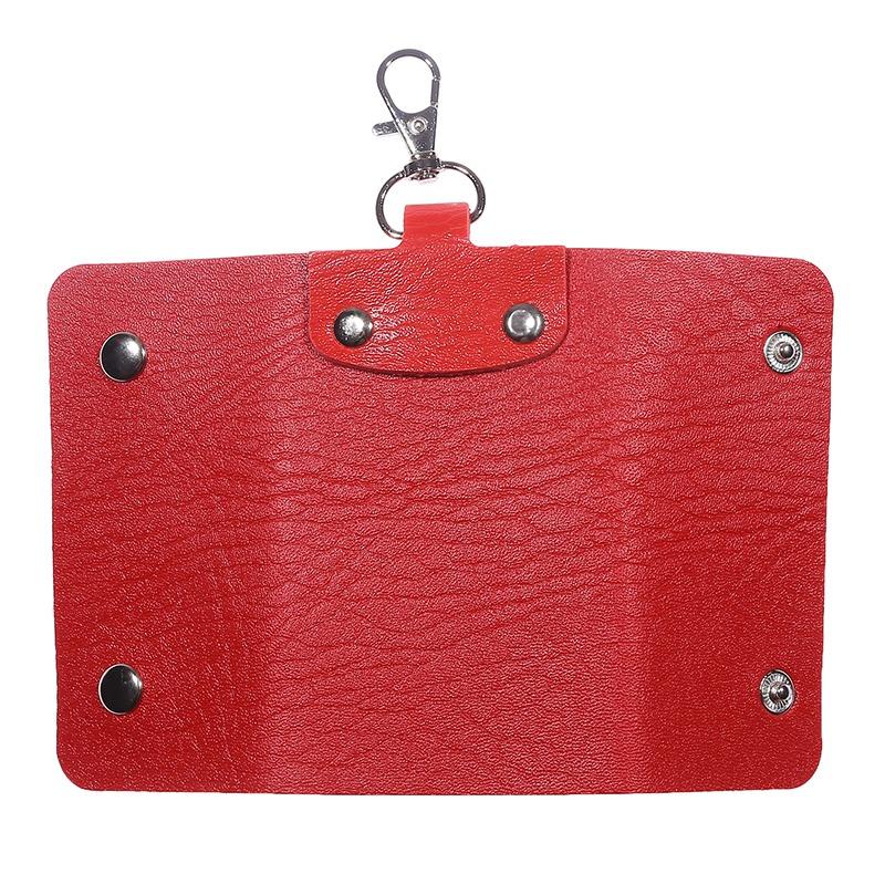 Fashion Gifts Keys Holder Organizer Manager Patent Leather Buckle Key Wallet Case Car Keychain CLE